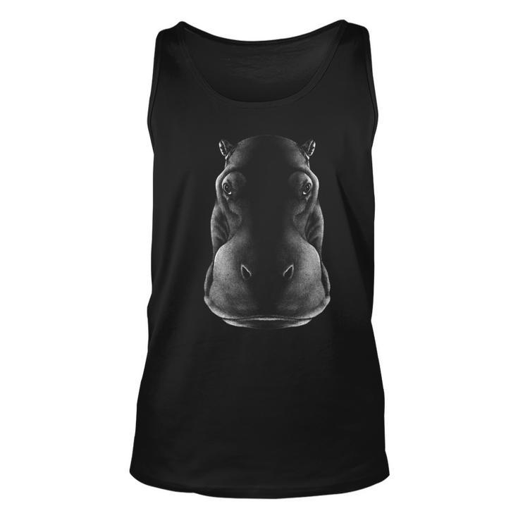 Künstler Tier Flußpferd Lustiges Hippo Nilpferd Tank Top