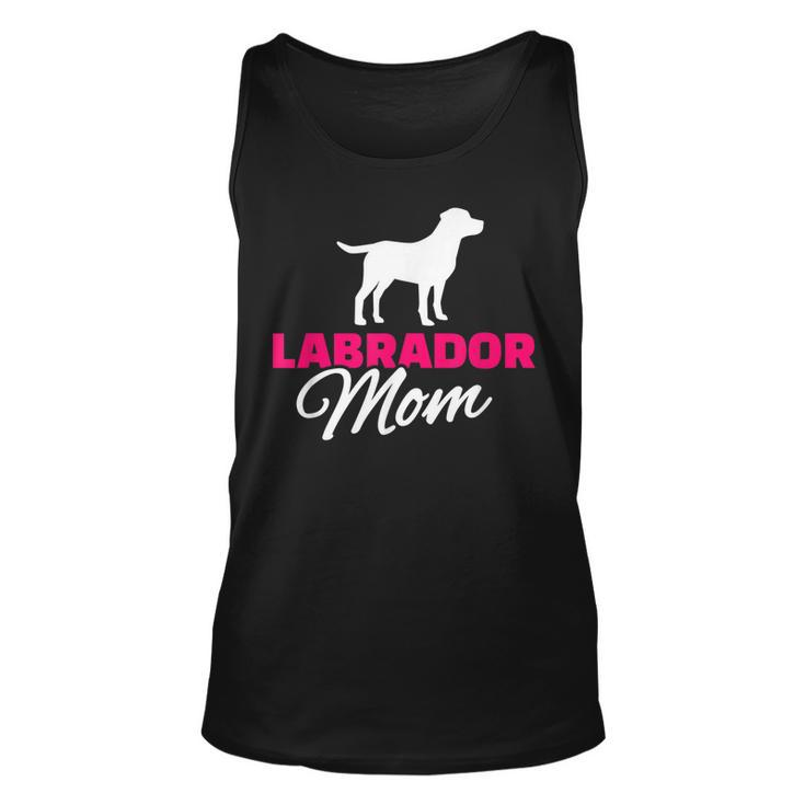 Labrador Mom Unisex TankTop mit Hunde-Silhouette, Ideal für Hundefreundinnen
