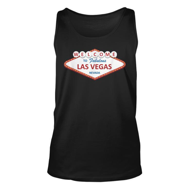 Las Vegas Sign - Nevada - Aesthetic Design - Classic  Unisex Tank Top