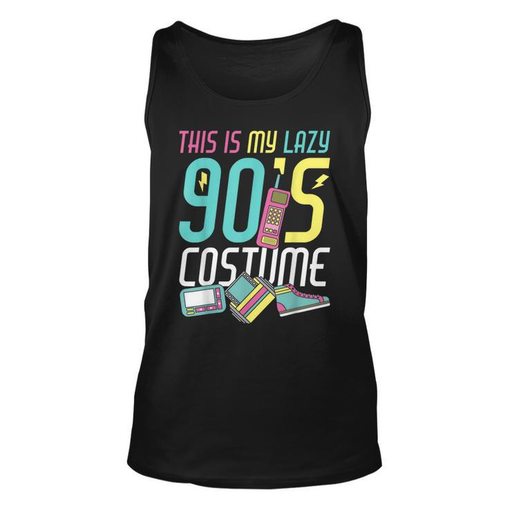 This Is My Lazy 90S Costume Retro 1990S Theme Party Nineties Tank Top