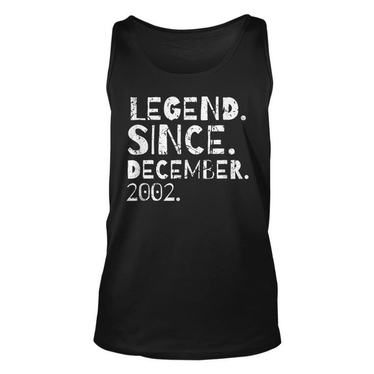 Legend Since December 2002 Geburtstag Sohn Tochter Tank Top