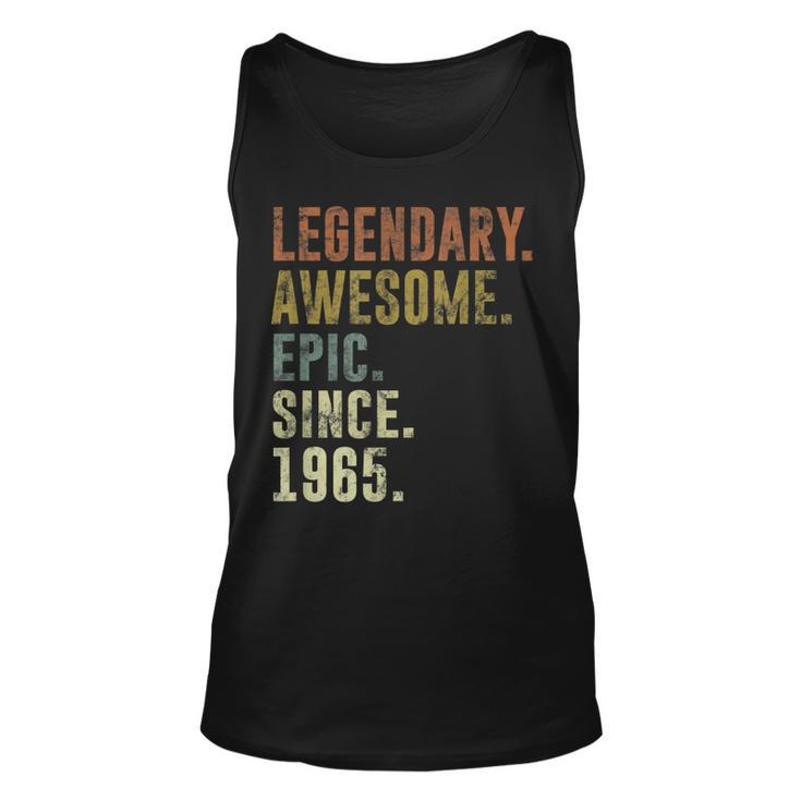 Legendary Awesome Epic Since Vintage 1965 57Th Birthday  Unisex Tank Top