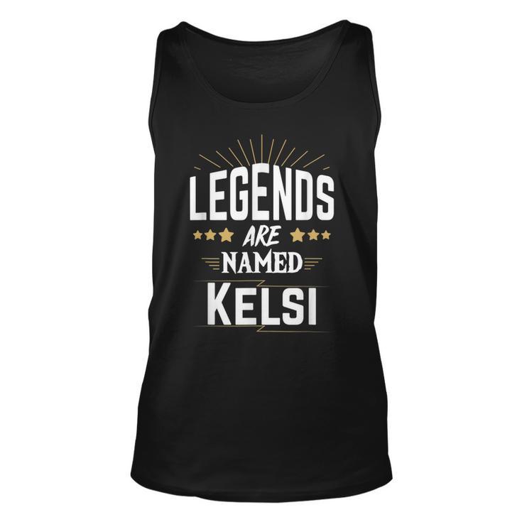 Legenden Heißen Kelsi Unisex TankTop mit Sternenmotiv, Personalisierte Mode