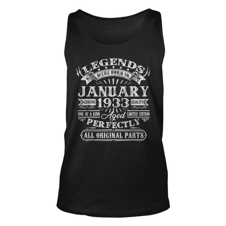 Legenden Wurden Im Januar 1933 Geschenk 90 Geburtstag Mann V2 Tank Top