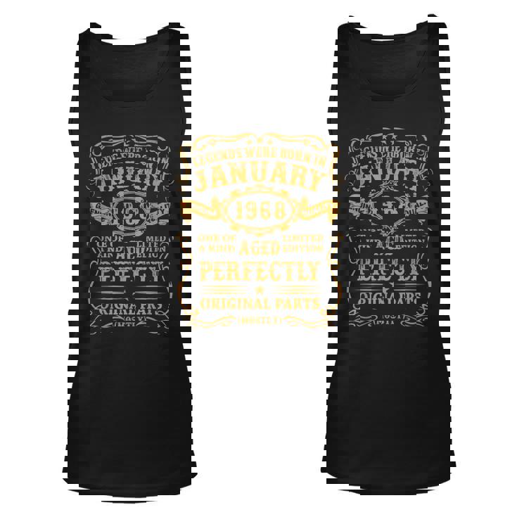 Legenden Wurden Im Januar 1968 Geschenk 55 Geburtstag Mann V8 Tank Top