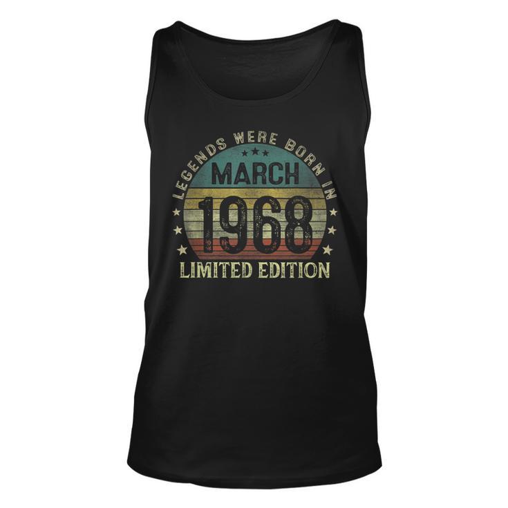 Legenden Wurden Im März 1968 Geschenk 55 Geburtstag Mann V3 Tank Top