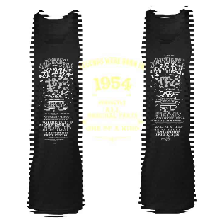 Legends Were Born In November 1954 68 Geburtstag Geschenke Tank Top