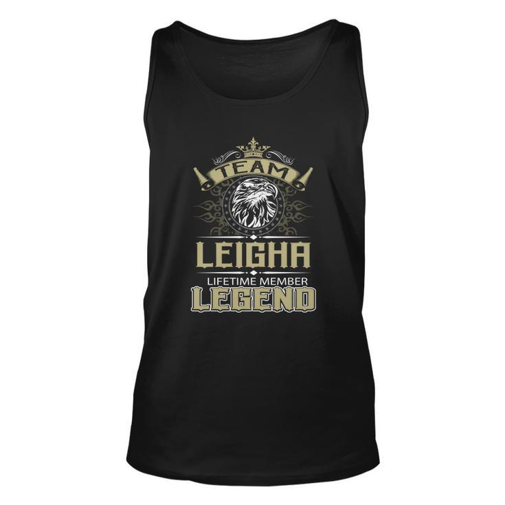 Leigha Name  - Leigha Eagle Lifetime Member Unisex Tank Top
