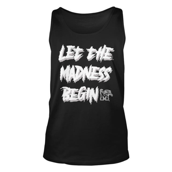 Let The Madness Begin Memphis Basketball T Unisex Tank Top