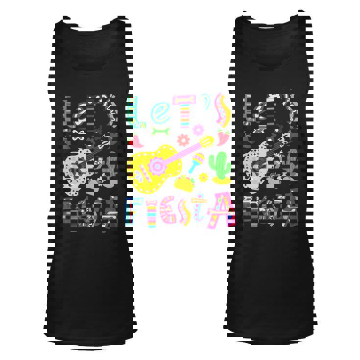 Lets Fiesta Cinco De Mayo Mexican Guitar Fiesta Unisex Tank Top