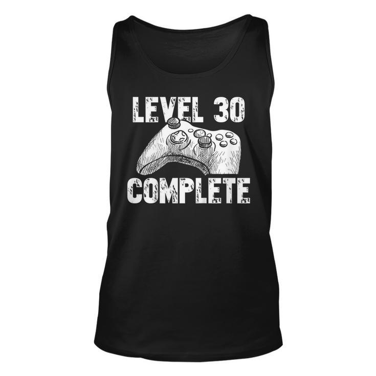 Level 30 Complete Funny Gift 30Th Birthday Shirt Unisex Tank Top