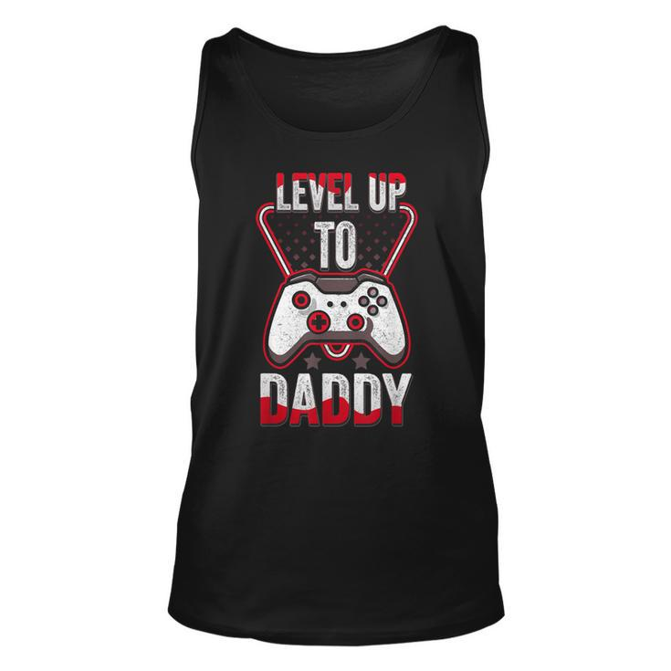 Level Up To Daddy Future Dad Level Unlocked 2023  Unisex Tank Top