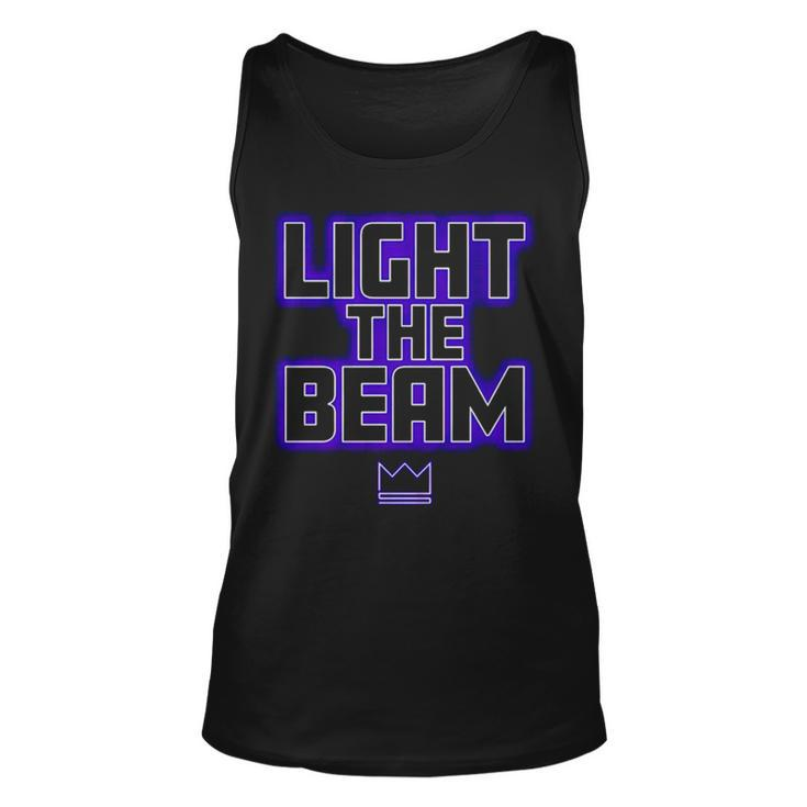 Light The Beam Sacramento Basketball Unisex Tank Top