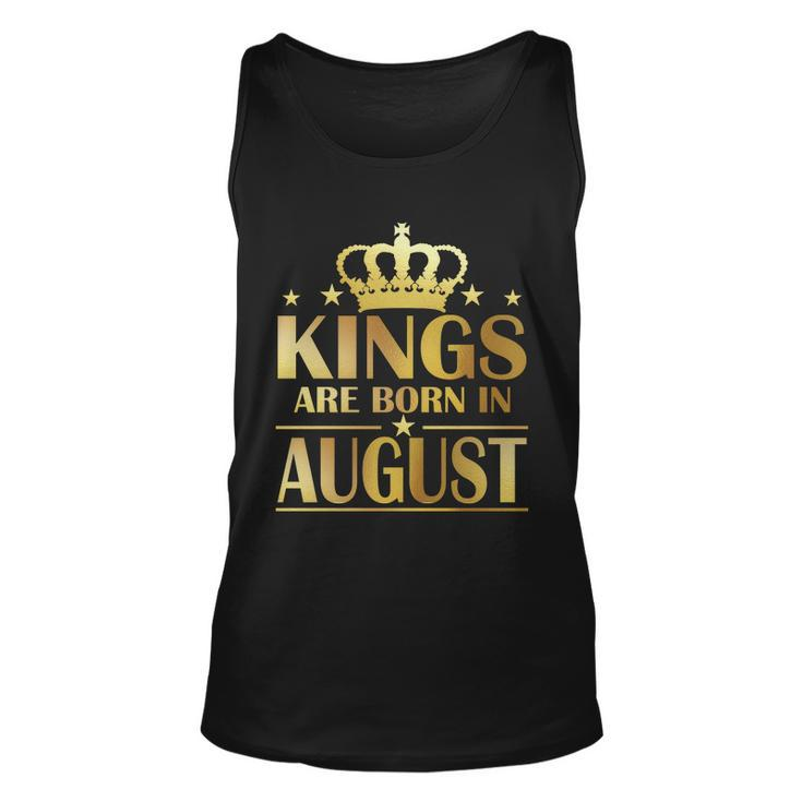 Limited Edition Kings Are Born In August Unisex Tank Top