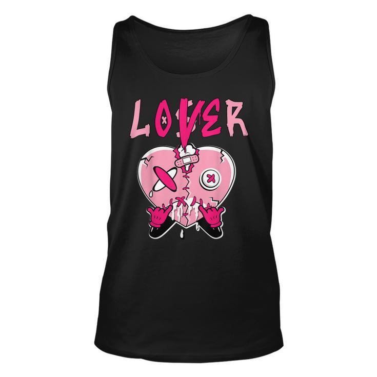 Loser Lover Heart Dripping Low Triple Pink Matching  Unisex Tank Top