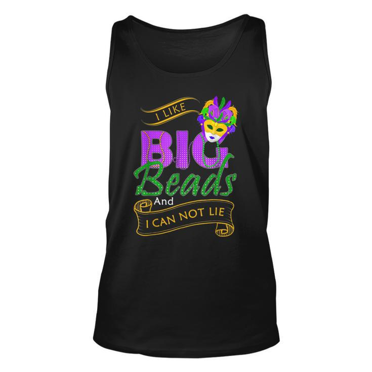 Mardi Gras 2023 I Like Big Beads And I Can Not Lie Costume  Unisex Tank Top