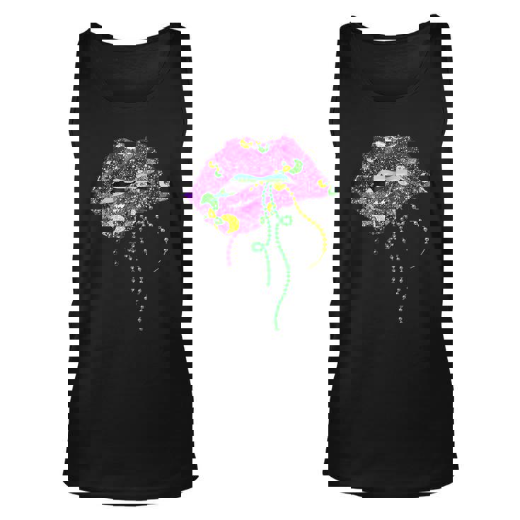 Mardi Gras Carnival Costume Purple & Gold Fleur De Lis Lips V10 ...