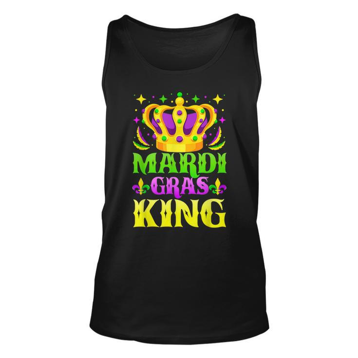 Mardi Gras King Funny Mardi Gras Carnival Festival Graphic  Unisex Tank Top