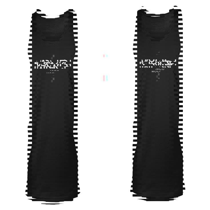 Marrakesh Morocco Retro Vintage Unisex Tank Top
