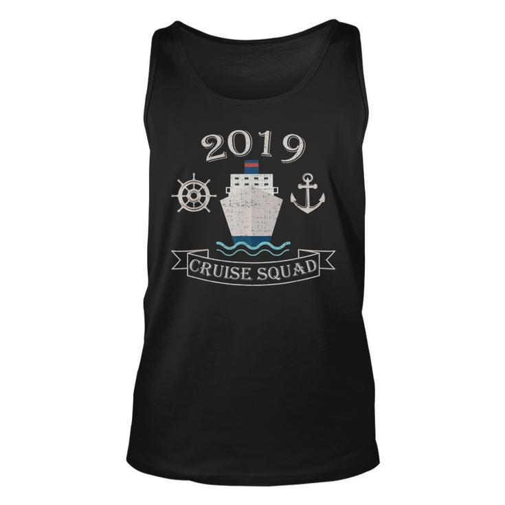 Matching Family Vacation  Cruise Squad 2019 Vintage Unisex Tank Top