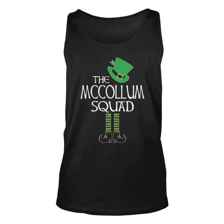 Mccollum Name Gift The Mccollum Squad Leprechaun V2 Unisex Tank Top