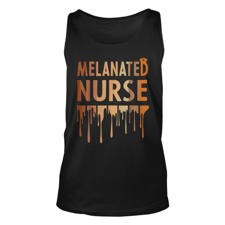 Melanated Nurse Black History Month 2023 Nurse Melanin Pride  Unisex Tank Top
