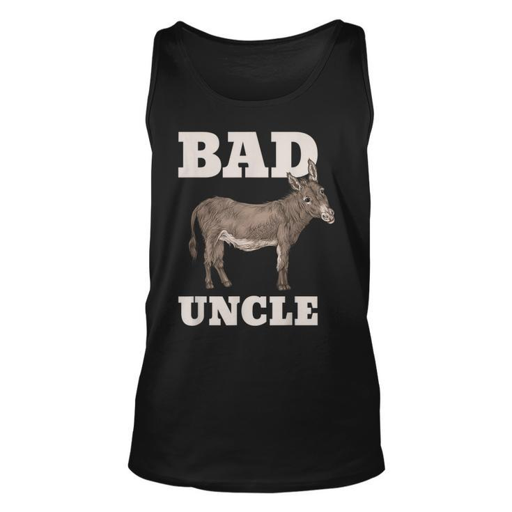 Mens Badass Uncle Funny Pun Cool  Unisex Tank Top