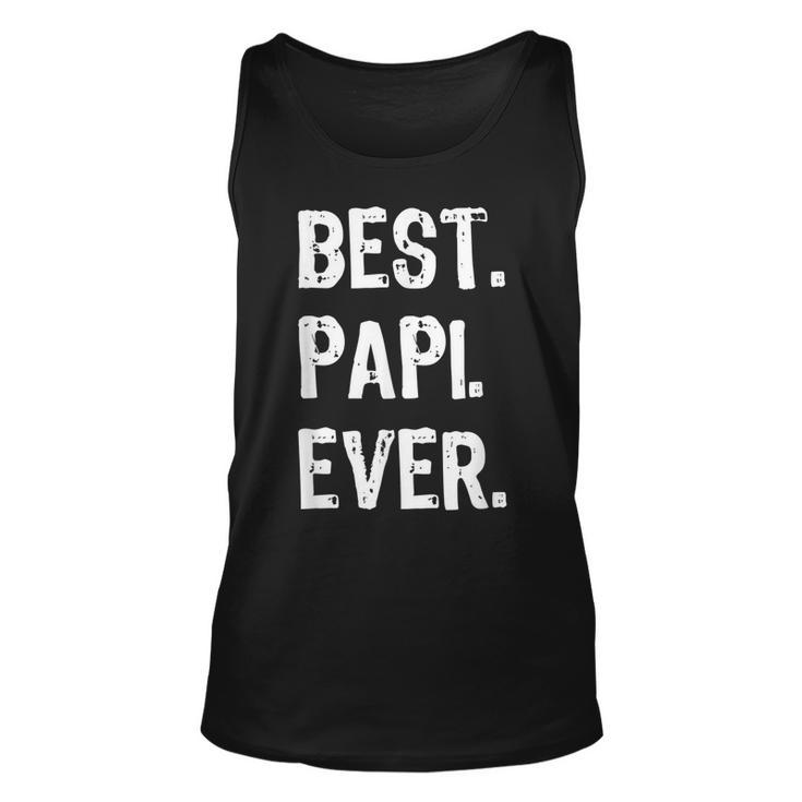 Mens Best Papi Ever Gift Fathers Day  Unisex Tank Top