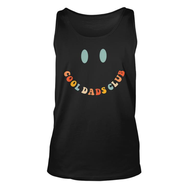 Mens Cool Dads Club Retro Groovy Funny Daddy Fathers Day Cool Dad  Unisex Tank Top
