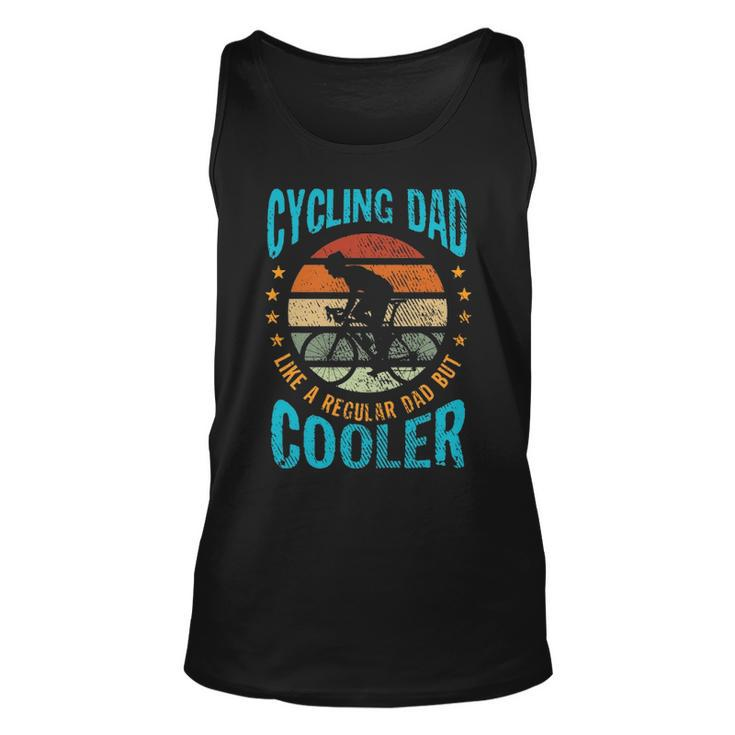 Mens Cycling Dad - Bike Rider Cyclist Fathers Day Vintage Gift Unisex Tank Top