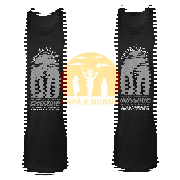Mens Fathers Day Gift Ideas Grandpa I Have Two Names Papa Grandpa Unisex Tank Top