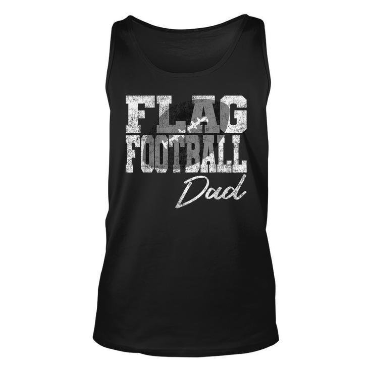 Mens Flag Football Dad  Unisex Tank Top