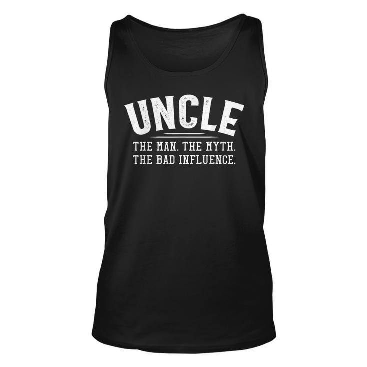 Mens Funny Uncle  Uncle  Uncle  Favorite Uncle  Unisex Tank Top