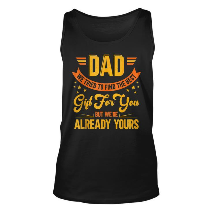 Mens Proud Father Dad Joke  Funny Fathers Day For Dad  Unisex Tank Top