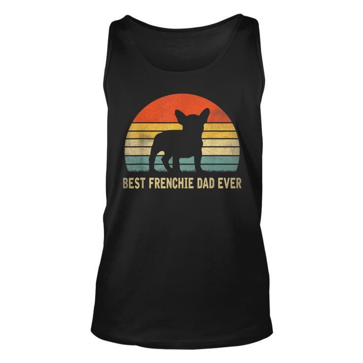 Mens Vintage Best Frenchie Dad Ever Father Day Gifts For Dad  Unisex Tank Top