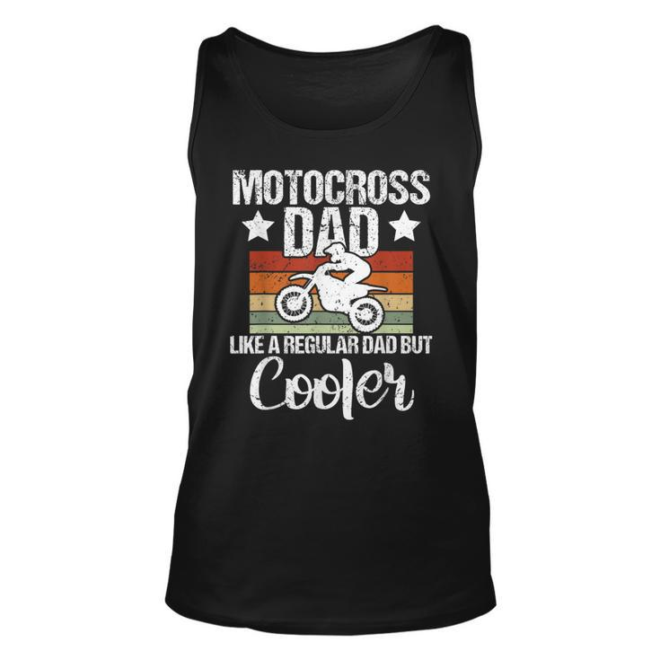 Mens Vintage Motocross Dad Dirt Bike Motocross Dirt Bike  Unisex Tank Top