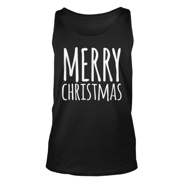 Merry Christmas Weihnachts Spruch Dekoration Damen Herren V2 Tank Top