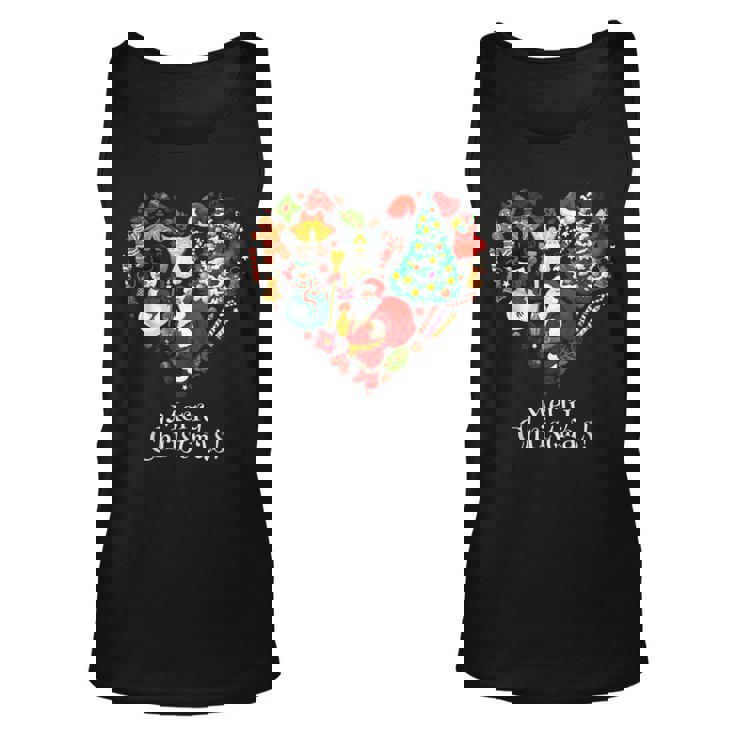 Merry Christmas Xmas Little Things Cute Heart Funny Holiday  Unisex Tank Top