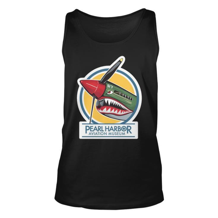 Military Army P 40 Nose Art Unisex Tank Top