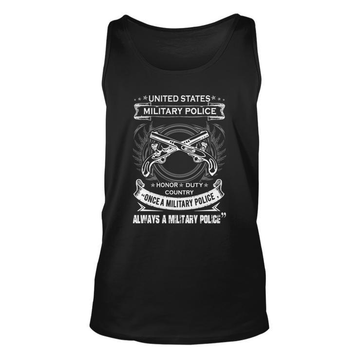 Military Police Always A Military Police Men Women Tank Top Graphic Print Unisex