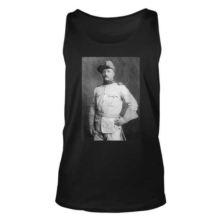 Military Uniform Vintage Theodore Teddy Roosevelt  Unisex Tank Top