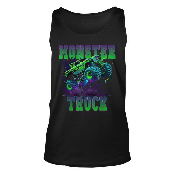 Monster Truck 4X4  Unisex Tank Top