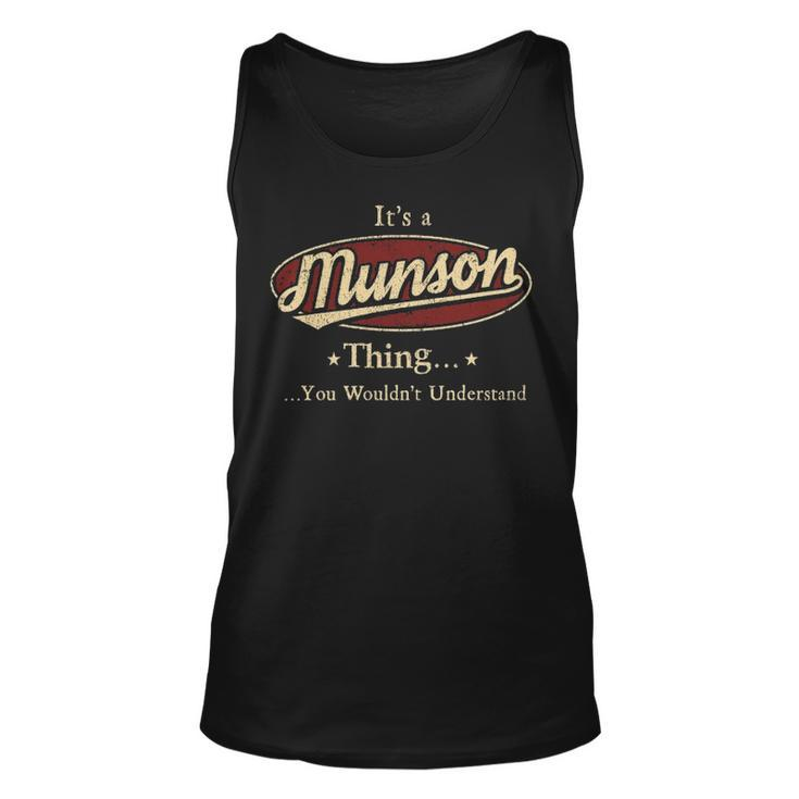 Munson Shirt Personalized Name Gifts T Shirt Name Print T Shirts Shirts With Name Munson Men Women Tank Top Graphic Print Unisex