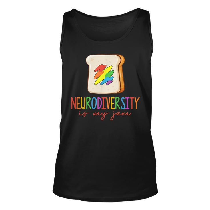 Neurodiversity Is My Jam Adhd Autism Awareness Support  Unisex Tank Top