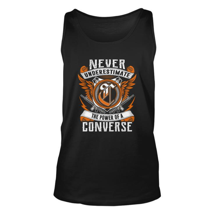 Never Underestimate The Power Of A Converse  Unisex Tank Top