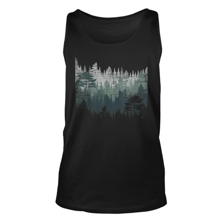 Night Nature Wildlife Trees Outdoor Forest  Unisex Tank Top
