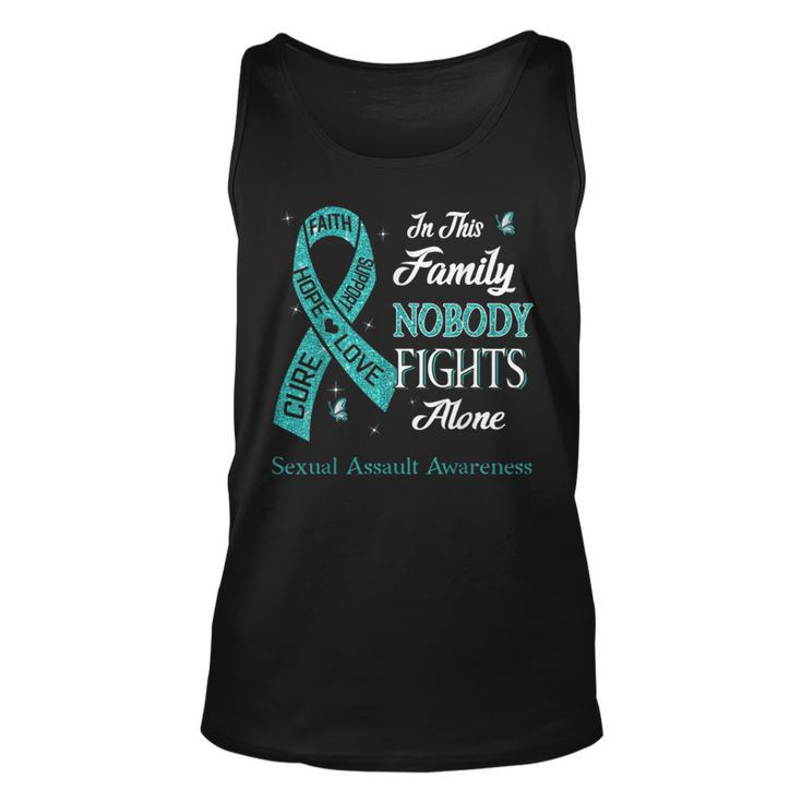 In This Nobody Fights Alone Sexual Assault Awareness Tank Top