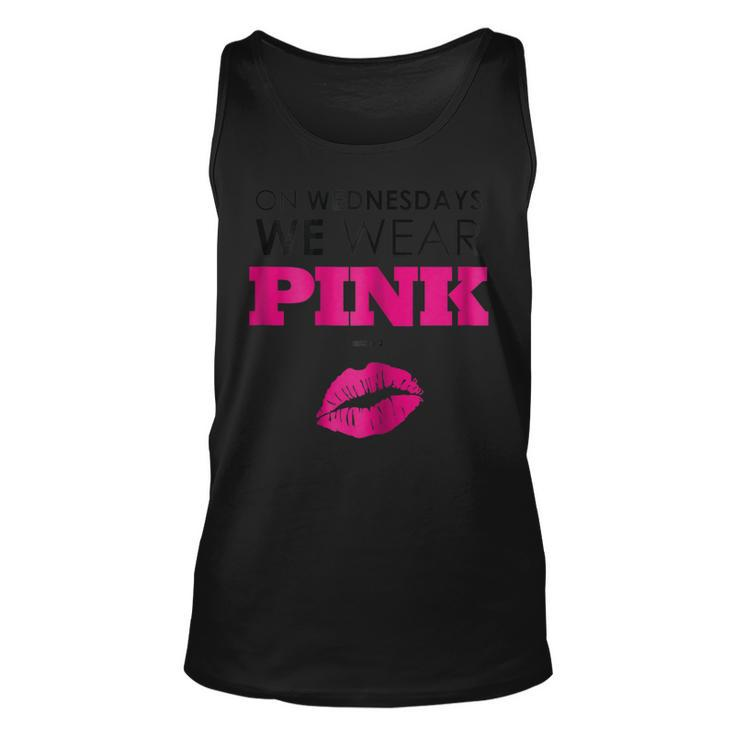 On Wednesdays We Wear Pink  | Tee Pink Shirt Tshirt T Unisex Tank Top