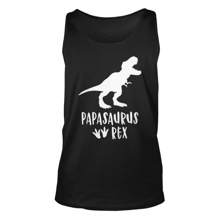 Papasaurus Husband T Shirt Papa Rex Father Day Saurus Daddy Unisex Tank Top