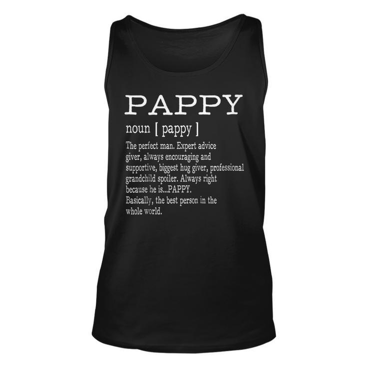 Pappy Definition Grandpa Fathers Day Gifts - Men  Unisex Tank Top
